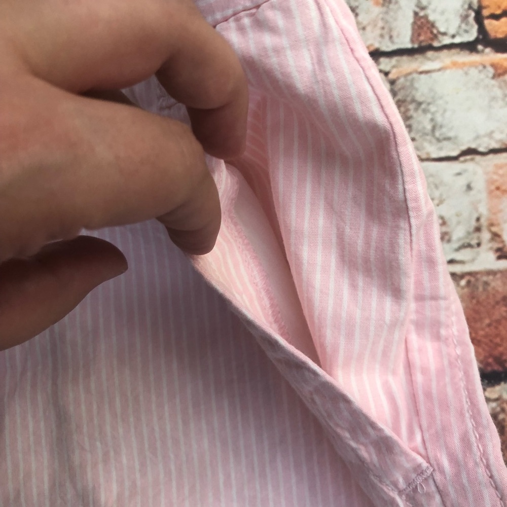 J.crew sz 10 pink striped shorts 4.75” inseam chic - Picture 4 of 6